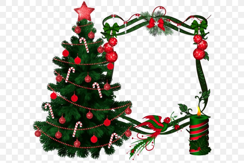 Borders And Frames Santa Claus Christmas Tree Picture Frames, PNG, 600x548px, Borders And Frames, Christmas, Christmas Decoration, Christmas Eve, Christmas Ornament Download Free