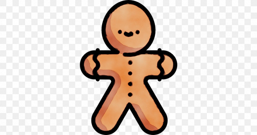 Cartoon Gingerbread, PNG, 1200x630px, Watercolor, Cartoon, Gingerbread, Paint, Wet Ink Download Free