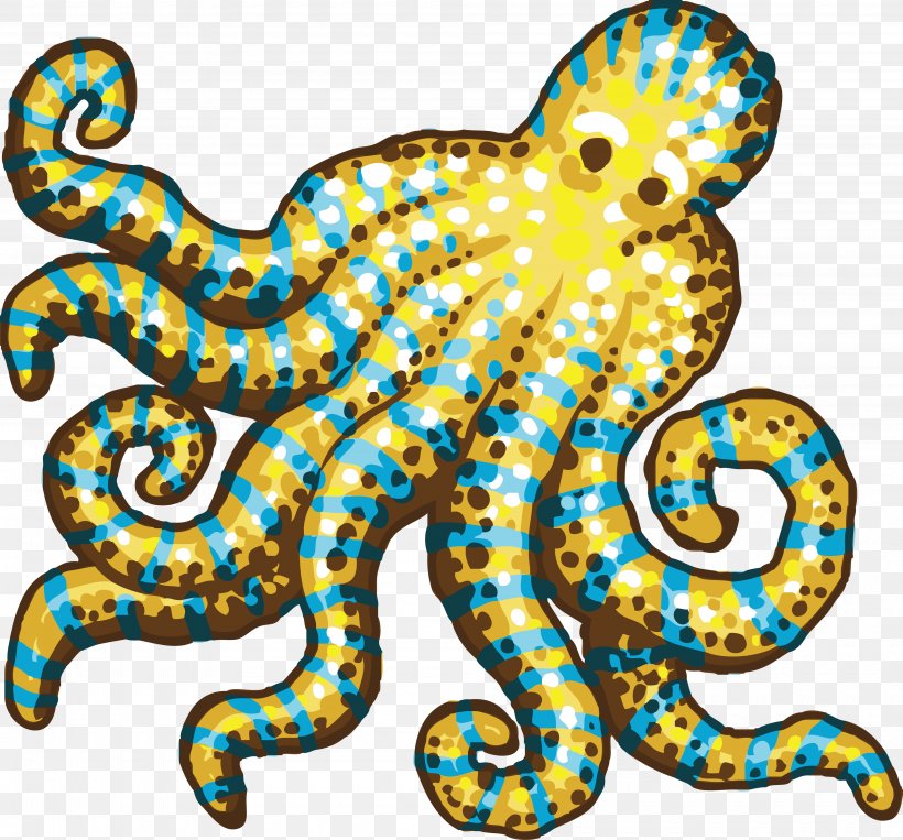 Octapus, PNG, 4000x3723px, Octopus, Adobe Flash, Animal Figure, Artwork, Cephalopod Download Free