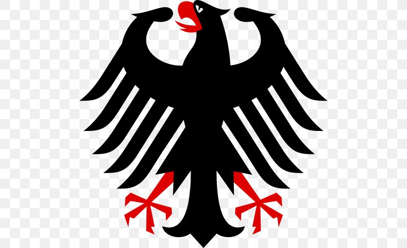 Coat Of Arms Of Germany Eagle T-shirt, PNG, 500x500px, Germany, Artwork, Beak, Bird, Clothing Download Free