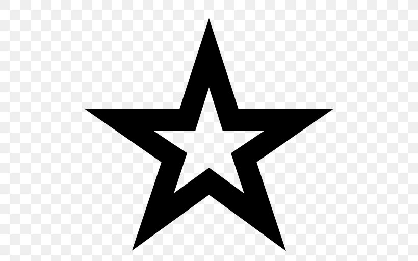 Dark Star Five-pointed Star Clip Art, PNG, 512x512px, Star, Black, Black And White, Black Star, Dark Star Download Free