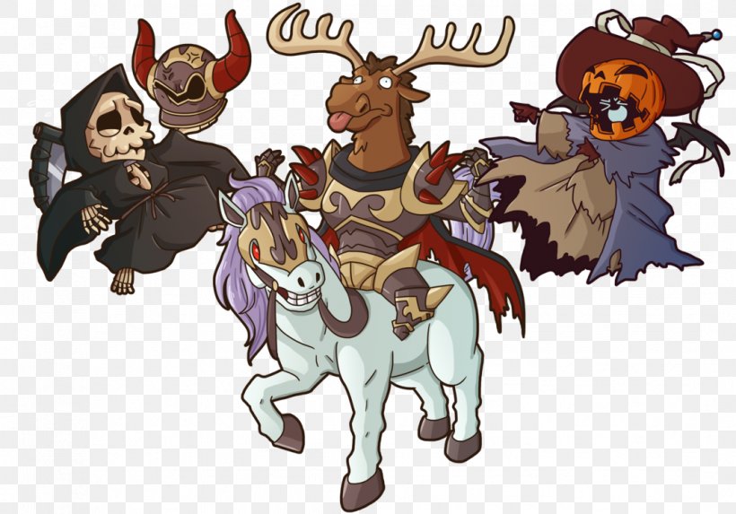 Dullahan Ghost Trick: Phantom Detective Reindeer, PNG, 1069x748px, Dullahan, Art, Cartoon, Cattle Like Mammal, Deer Download Free