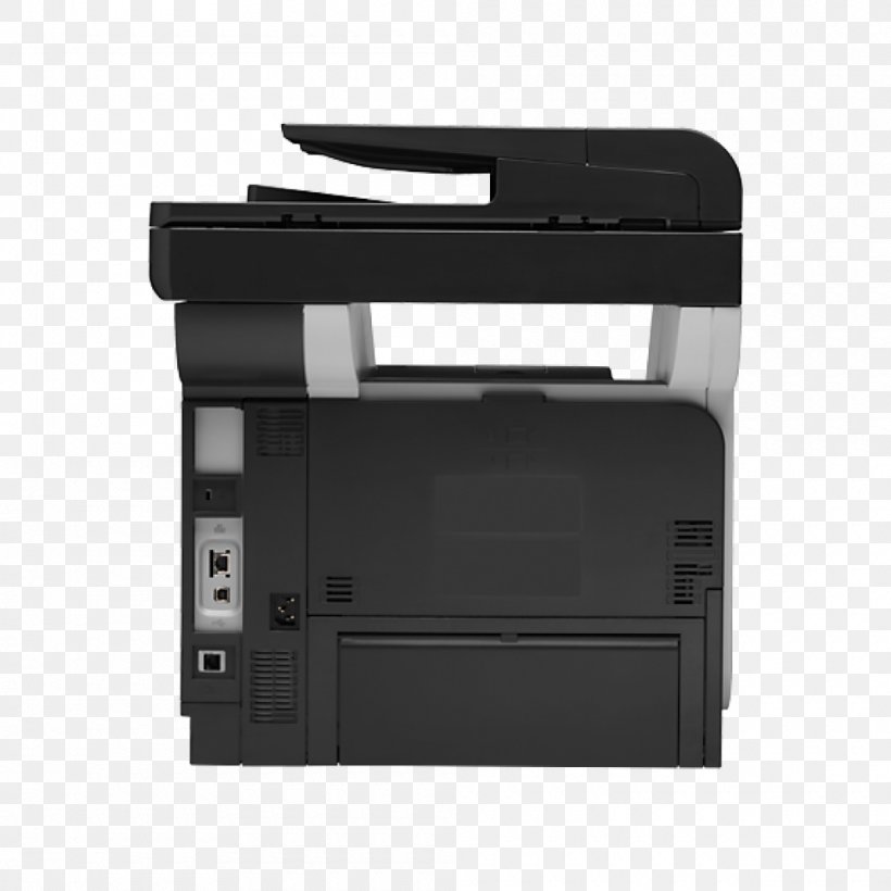 Hewlett-Packard Multi-function Printer HP LaserJet Pro M521, PNG, 1000x1000px, Hewlettpackard, Automatic Document Feeder, Black, Computer, Duplex Printing Download Free