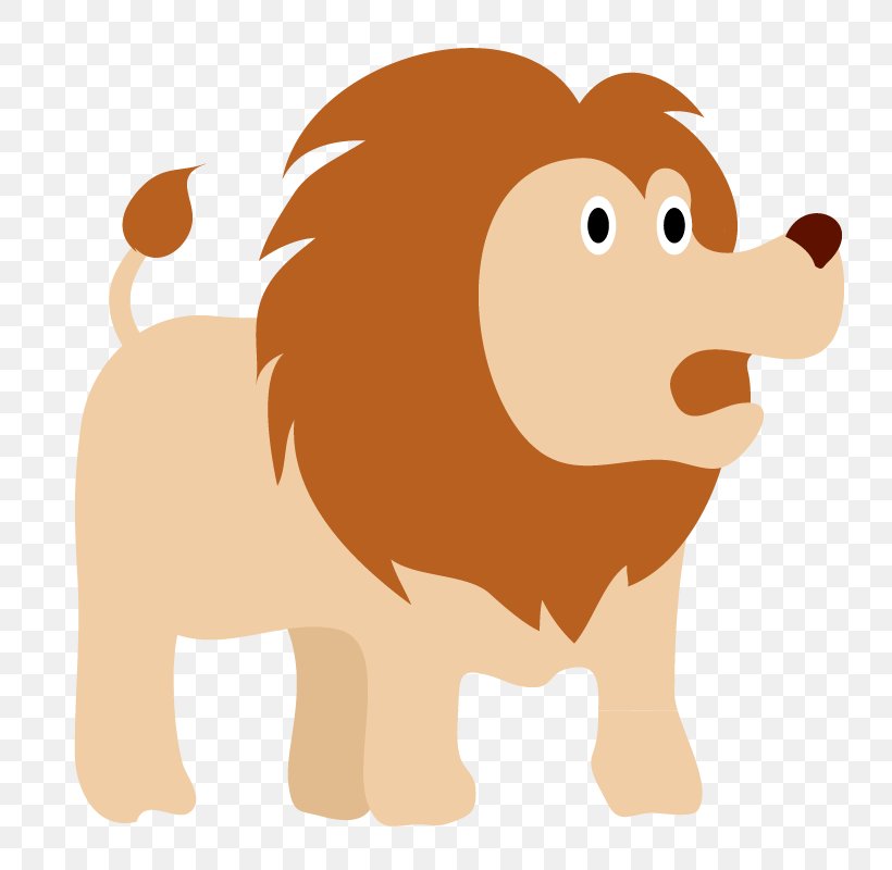 Lion Puppy Illustration Zoo Clip Art, PNG, 800x800px, Lion, Animal, Bear, Big Cat, Big Cats Download Free