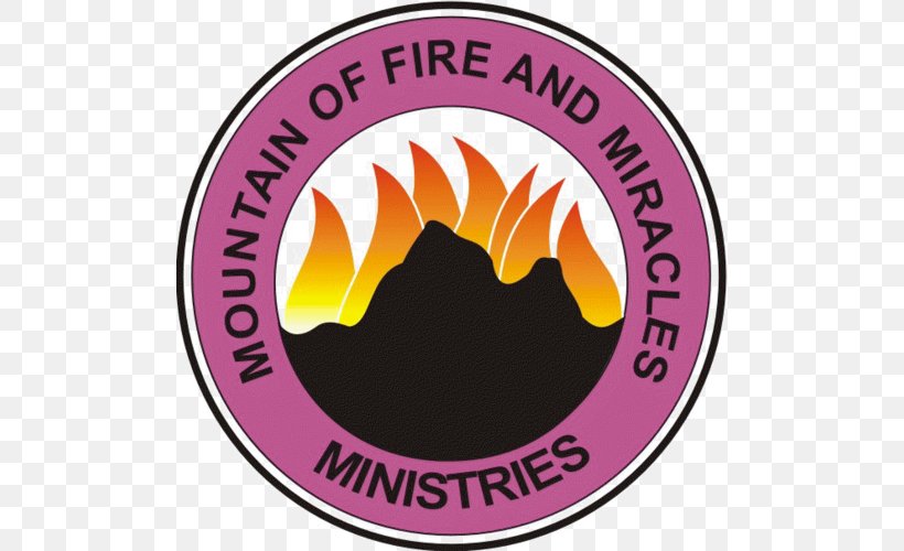 Mountain Of Fire And Miracles Ministries Mountain Of Fire & Miracles Ministries, PNG, 500x500px, Pastor, Area, Brand, Christian Church, Christian Ministry Download Free