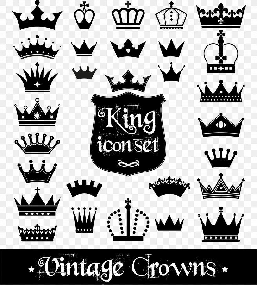 Crown Euclidean Vector, PNG, 2020x2241px, Crown, Black, Black And White, Brand, Facial Hair Download Free