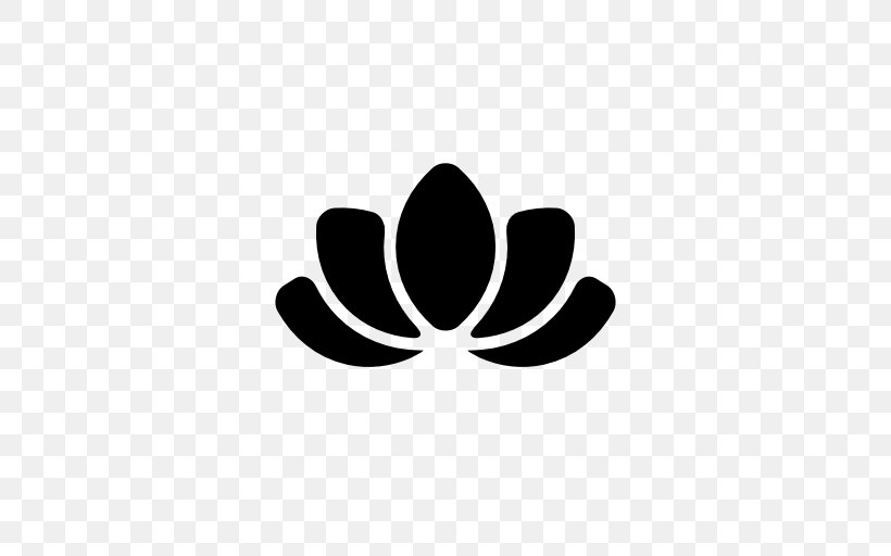Flower Nelumbo Nucifera Symbol, PNG, 512x512px, Flower, Black And White, Floral Design, Hotel, Logo Download Free
