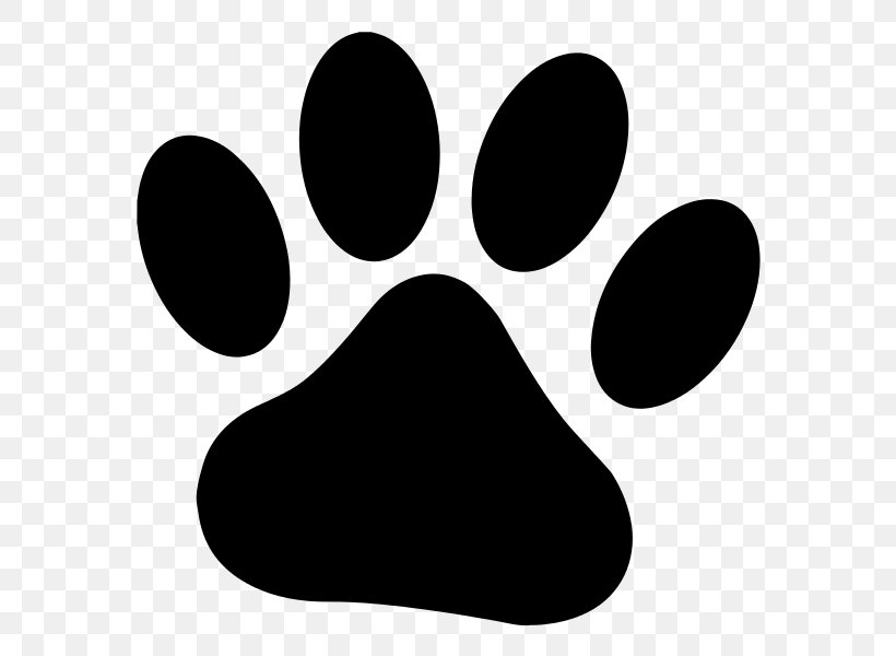 Paw Dog Cougar Clip Art, PNG, 600x600px, Paw, Animal Track, Black, Black And White, Cougar Download Free