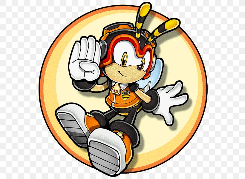 Charmy Bee Espio The Chameleon Vector The Crocodile Sonic The Hedgehog, PNG, 600x600px, Charmy Bee, Artwork, Bee, Chaotix Detective Agency, Character Download Free