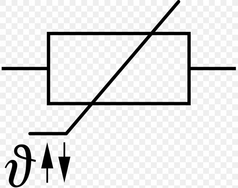 Photoresistor Electronic Symbol Heißleiter Thermistor, PNG, 970x768px, Resistor, Area, Black, Black And White, Brand Download Free