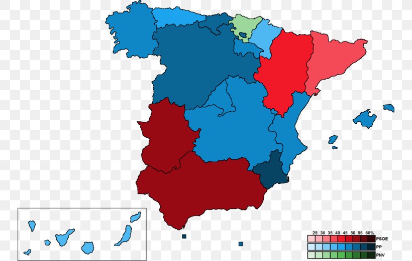 Spain Spanish General Election, 2016 Spanish Empire Spanish General Election, 2004 Map, PNG, 750x521px, Spain, Area, Cartography, Election, Electoral District Download Free