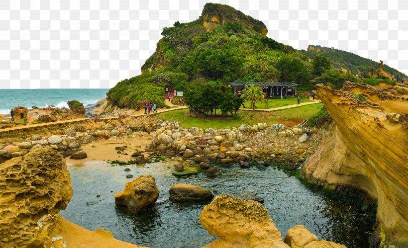 Taipei Yehliu Heshigten Global Geopark Taining County Cangshan, PNG, 2999x1826px, Taipei, Cangshan, Coast, East China Sea, Geology Download Free