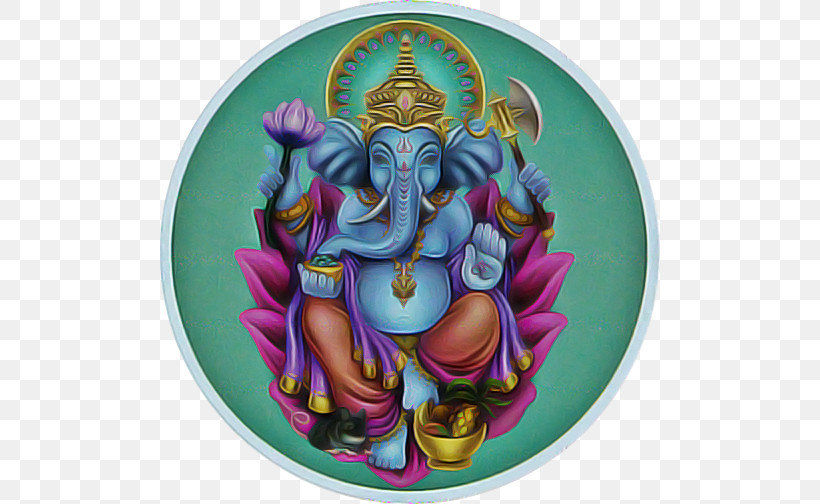 Indian Elephant, PNG, 500x504px, Purple, Elephant, Indian Elephant Download Free