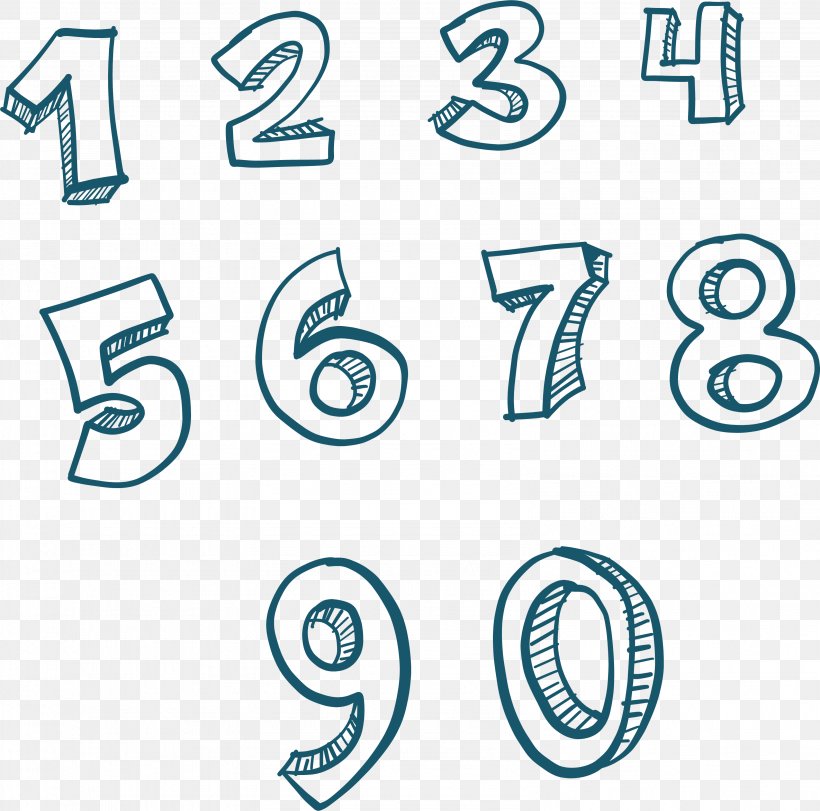 Number Euclidean Vector Numerical Digit Download, PNG, 3189x3157px, Number, Area, Brand, Clip Art, Computer Font Download Free