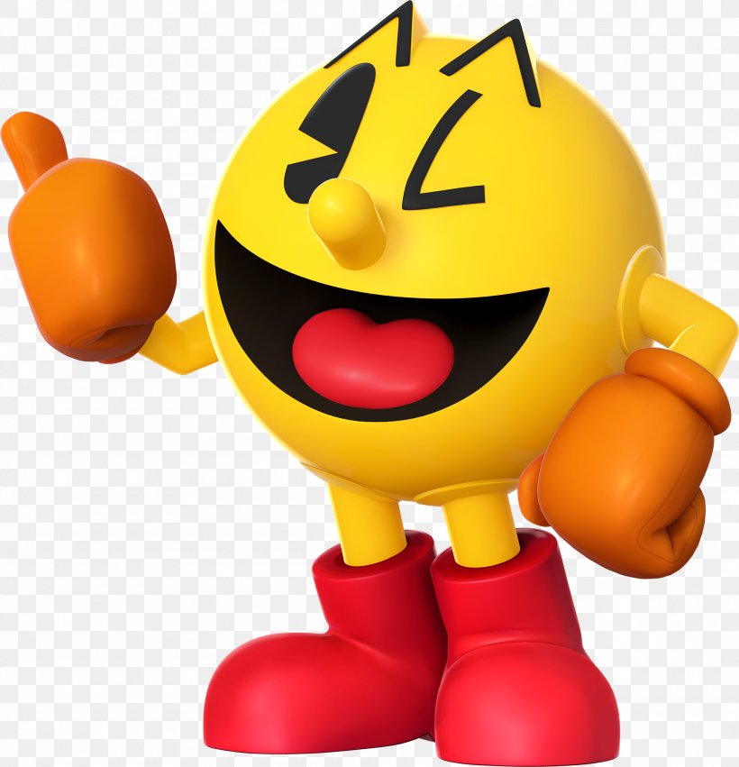 Ms. Pac-Man Super Smash Bros. For Nintendo 3DS And Wii U Pac-Man World 3 Pac-Man Championship Edition, PNG, 2000x2078px, Pacman, Amiibo, Arcade Game, Figurine, Mascot Download Free