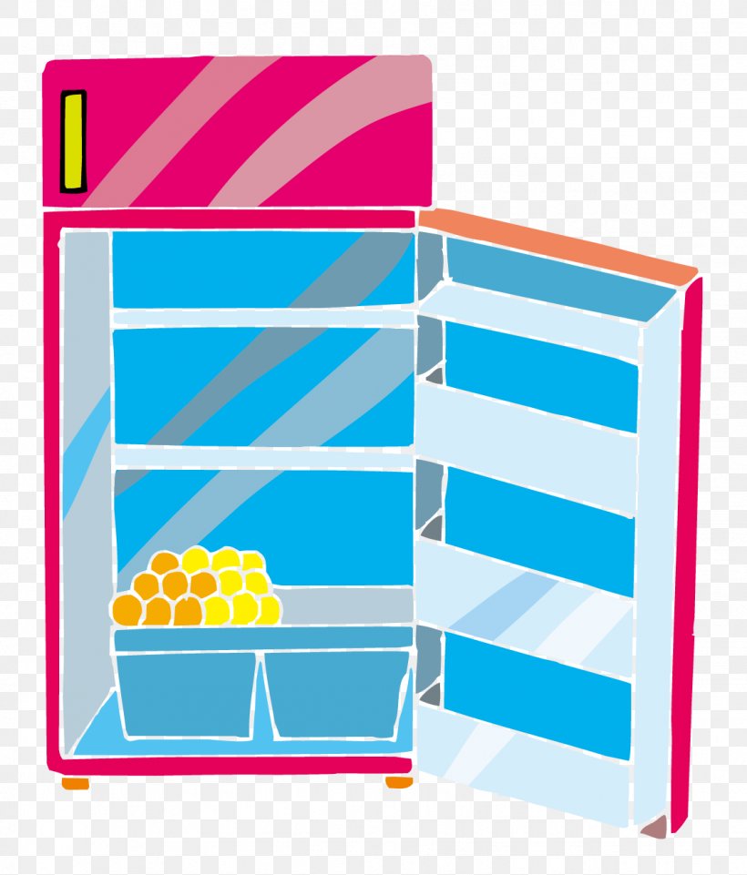 Refrigerator Computer File, PNG, 1122x1315px, Refrigerator, Area, Blue, Cartoon, Congelador Download Free