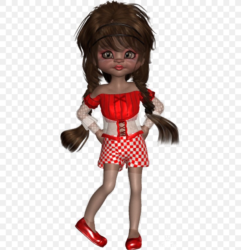 Brown Hair Cartoon Doll Character, PNG, 412x850px, Brown Hair, Brown, Cartoon, Character, Doll Download Free