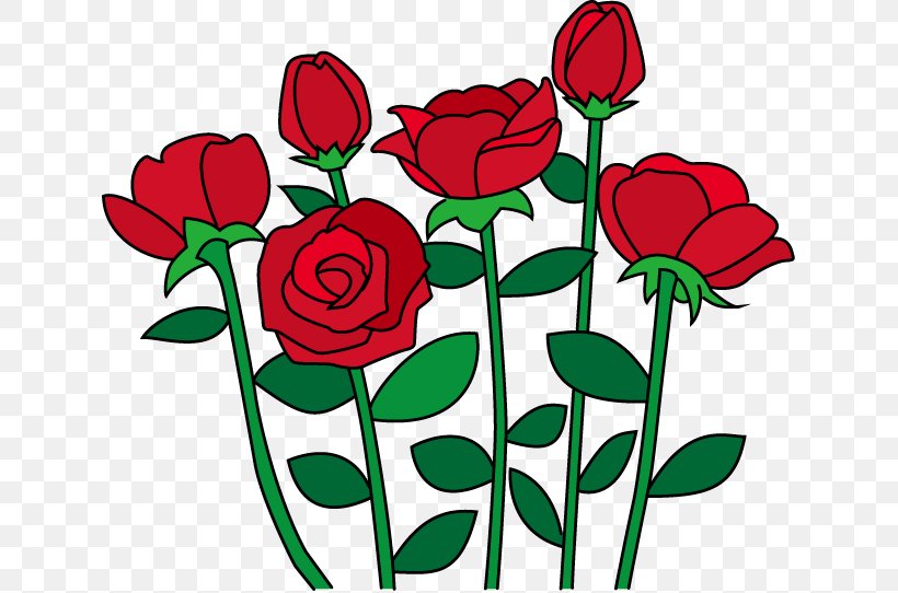Garden Roses Flower Floral Design Clip Art, PNG, 633x542px, Garden Roses, Artwork, Cut Flowers, Flora, Floral Design Download Free