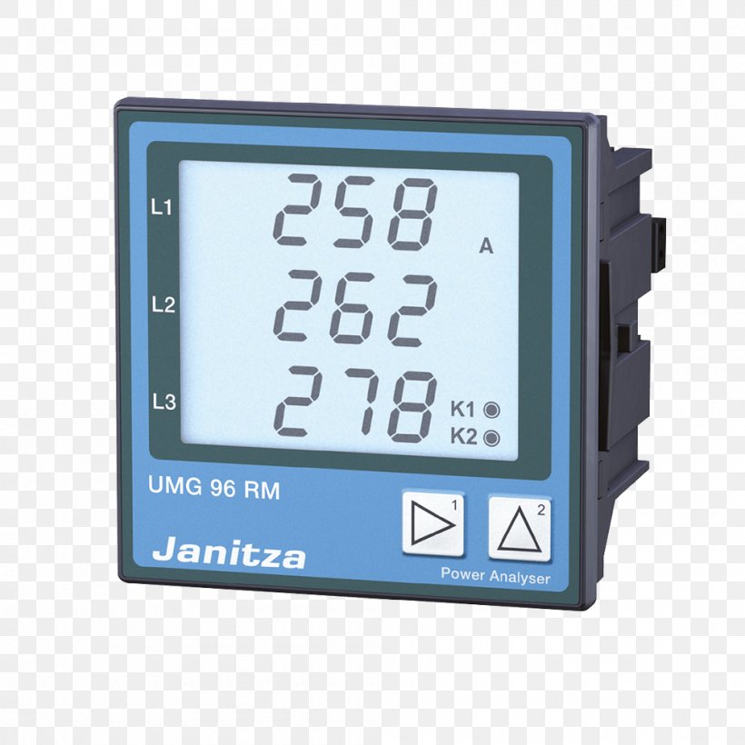 Janitza UMG96RM-E Janitza UMG 96 RM-EL Gauge Measurement Electronics, PNG, 1000x1000px, Gauge, Electronics, Ethernet, Hardware, Measurement Download Free