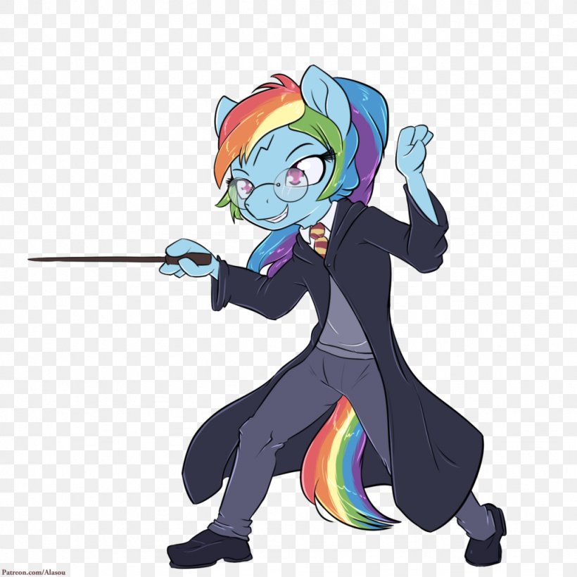 Rainbow Dash Art Harry Potter Wand, PNG, 1024x1024px, Watercolor, Cartoon, Flower, Frame, Heart Download Free