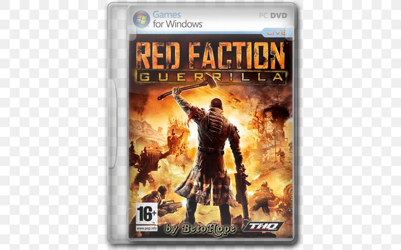 Red Faction: Guerrilla Xbox 360 Video Game Volition, PNG, 512x512px, Red Faction Guerrilla, Action Film, Film, Firstperson Shooter, Mercenary Download Free