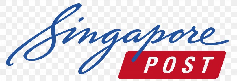 Singapore Post Mail Logo Logistics SingPost Centre, PNG, 3198x1098px, Singapore Post, Area, Blue, Brand, Business Download Free