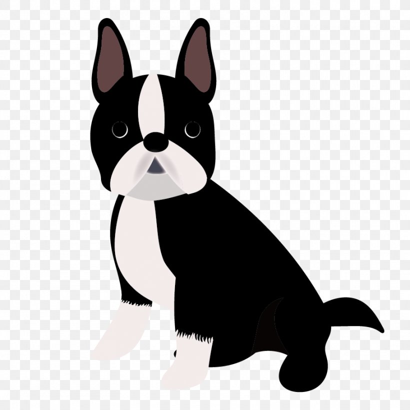 Boston Terrier Puppy Dog Breed Companion Dog French Bulldog, PNG, 909x909px, Boston Terrier, Black And White, Bulldog, Carnivoran, Cat Download Free
