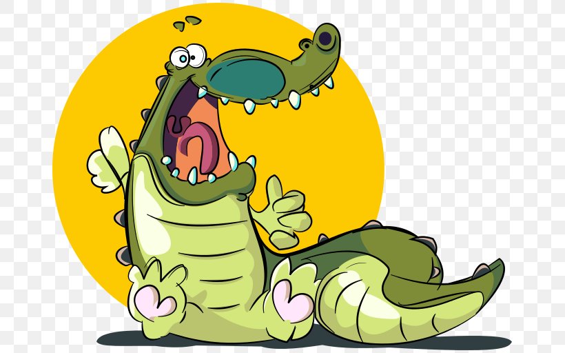 Crocodiles Alligator Cartoon Clip Art, PNG, 675x512px, Crocodile, Alligator, Amphibian, Cartoon, Crocodiles Download Free