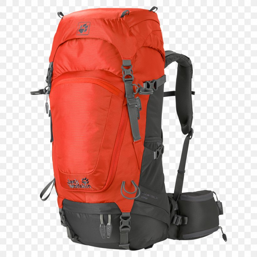 Hiking Backpack Jack Wolfskin Trail West Highland Way, PNG, 1024x1024px, Hiking, Backpack, Backpacking, Bag, Camping Download Free