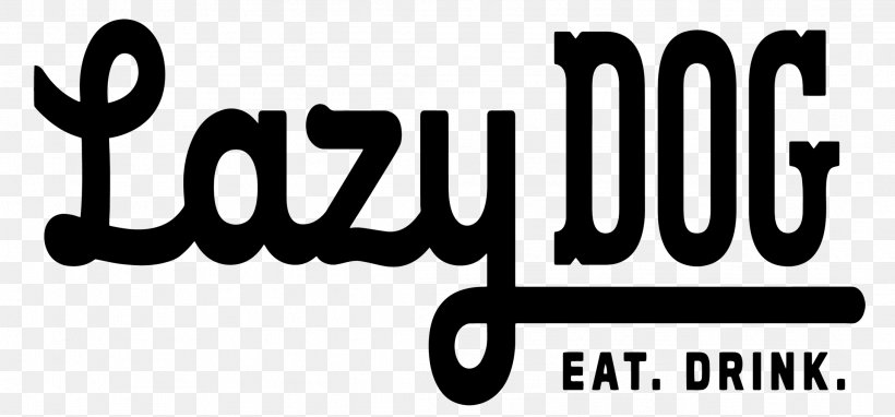 Lazy Dog Restaurant & Bar Brewery, PNG, 2181x1017px, Lazy Dog Restaurant Bar, Bar, Black And White, Brand, Brewery Download Free