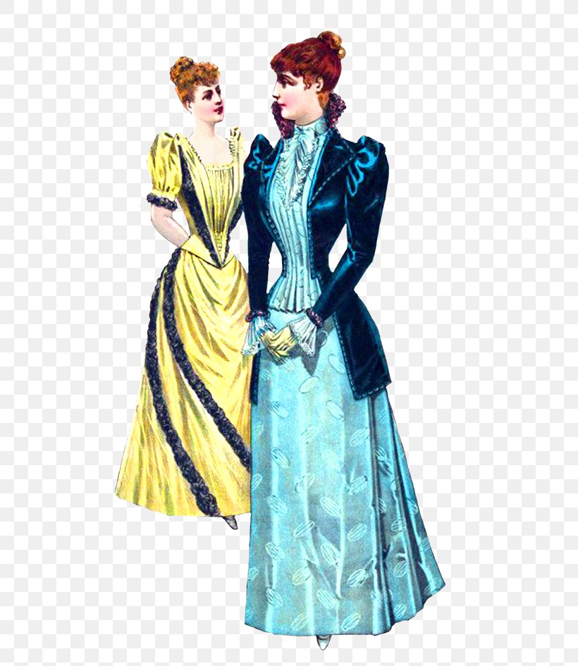 Victorian Era Costume Clothing Clip Art Dress, PNG, 515x945px, Victorian Era, Clothing, Costume, Costume Design, Costume Designer Download Free