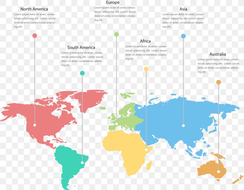 World Map Infographic, PNG, 8200x6390px, World, Area, Continent, Diagram, Geography Download Free