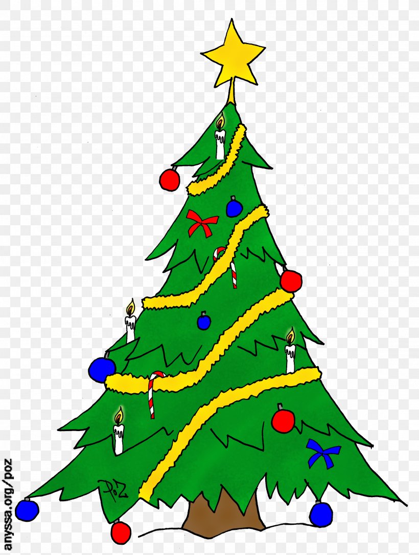 Christmas Tree Christmas Day Drawing Fir, PNG, 2205x2916px, Christmas ...