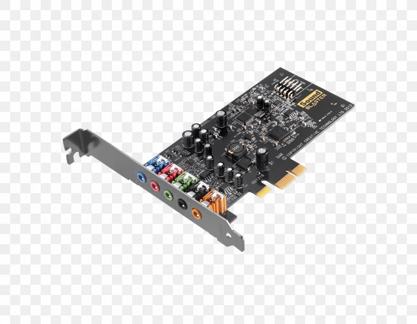 Creative Sound Blaster Audigy Fx Sound Cards & Audio Adapters PCI Express, PNG, 1350x1050px, 51 Surround Sound, Sound Blaster Audigy, Audio Signal, Computer Component, Conventional Pci Download Free