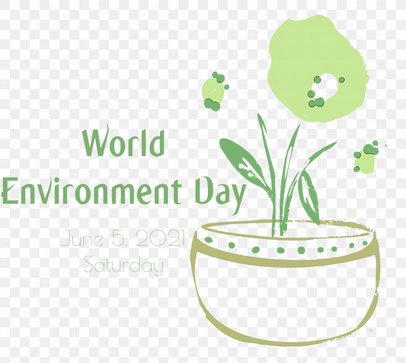 Logo Meter Font Leaf Green, PNG, 2999x2679px, World Environment Day, Flower, Green, Leaf, Line Download Free