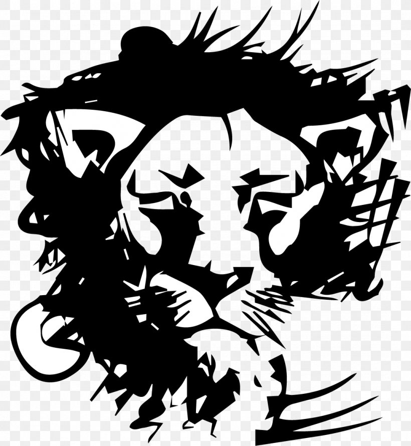 Lion Clip Art Tiger Illustration Vector Graphics, PNG, 1078x1171px, Lion, Art, Artwork, Black And White, Drawing Download Free
