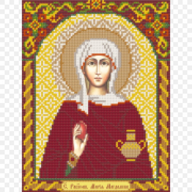 Mary Magdalene Cross-stitch Bead Embroidery, PNG, 1280x1280px, Mary Magdalene, Art, Bead, Bead Embroidery, Canvas Download Free