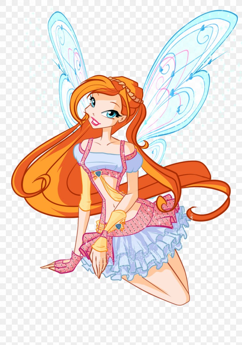 Bloom Flora DeviantArt Winx, PNG, 890x1269px, Watercolor, Cartoon, Flower, Frame, Heart Download Free