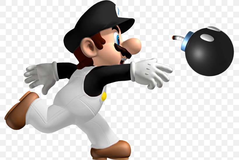 Super Mario Galaxy Luigi Super Mario Bros. New Super Mario Bros, PNG, 789x549px, Super Mario Galaxy, Art, Ball, Bomb, Cartoon Download Free