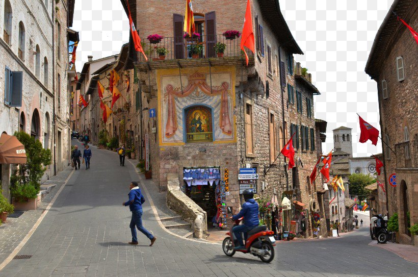 Assisi Perugia Monte Subasio Este Sicily, PNG, 820x543px, Assisi, City, Cycling, Este, Facade Download Free
