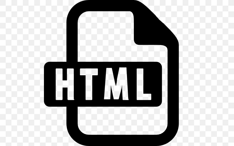 HTML Font, PNG, 512x512px, Html, Area, Black And White, Brand, Computer Font Download Free