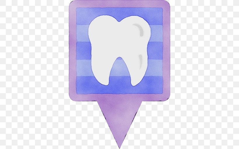 Tooth Purple Meter, PNG, 512x512px, Watercolor, Meter, Paint, Purple, Tooth Download Free