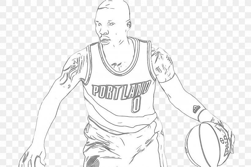 Basketball Player Drawing Png Clipart Nba Clip Art  Simple Basketball  Shoes Drawings  600x600 PNG Download  PNGkit