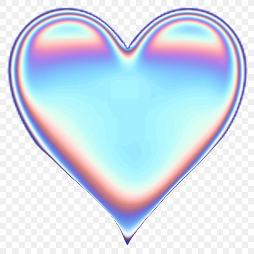 Heart Holography Image Desktop Wallpaper Valentine's Day, PNG, 1024x1024px, Watercolor, Cartoon, Flower, Frame, Heart Download Free