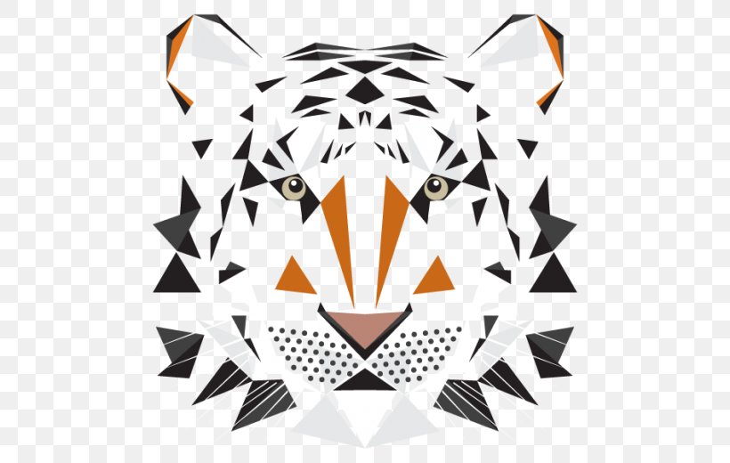 Tiger Geometry Geometric Shape, PNG, 520x520px, Tiger, Big Cat, Geometric Shape, Geometry, Shape Download Free