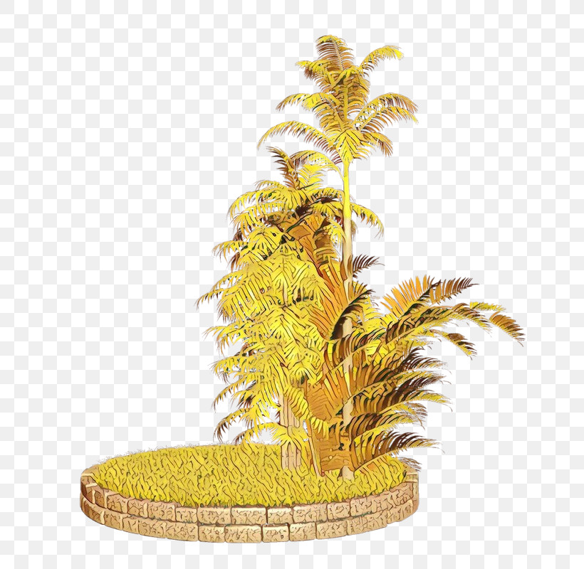Yellow Plant Aquarium Decor Tree Houseplant, PNG, 678x800px, Yellow, Aquarium Decor, Flower, Flowerpot, Grass Download Free