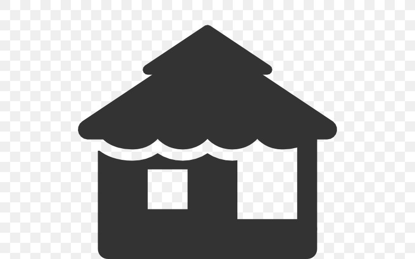 Bungalow House Clip Art, PNG, 512x512px, Bungalow, Black, Black And White, Hotel, House Download Free