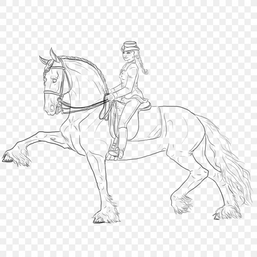 Friesian Horse Bridle Pony Line Art Sketch, PNG, 1280x1280px, Friesian Horse, Animal Figure, Art, Artwork, Bit Download Free