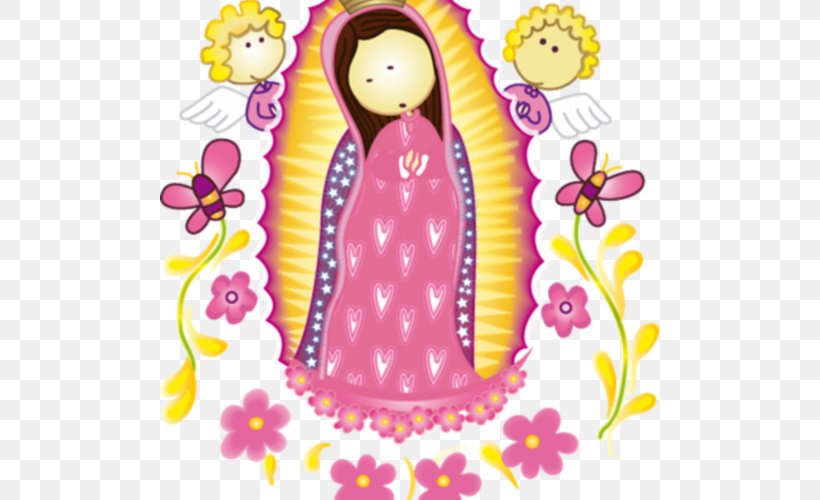 Our Lady Of Guadalupe Child 12 December, PNG, 500x500px, Our Lady Of Guadalupe, Animation, Art, Baby Toys, Child Download Free