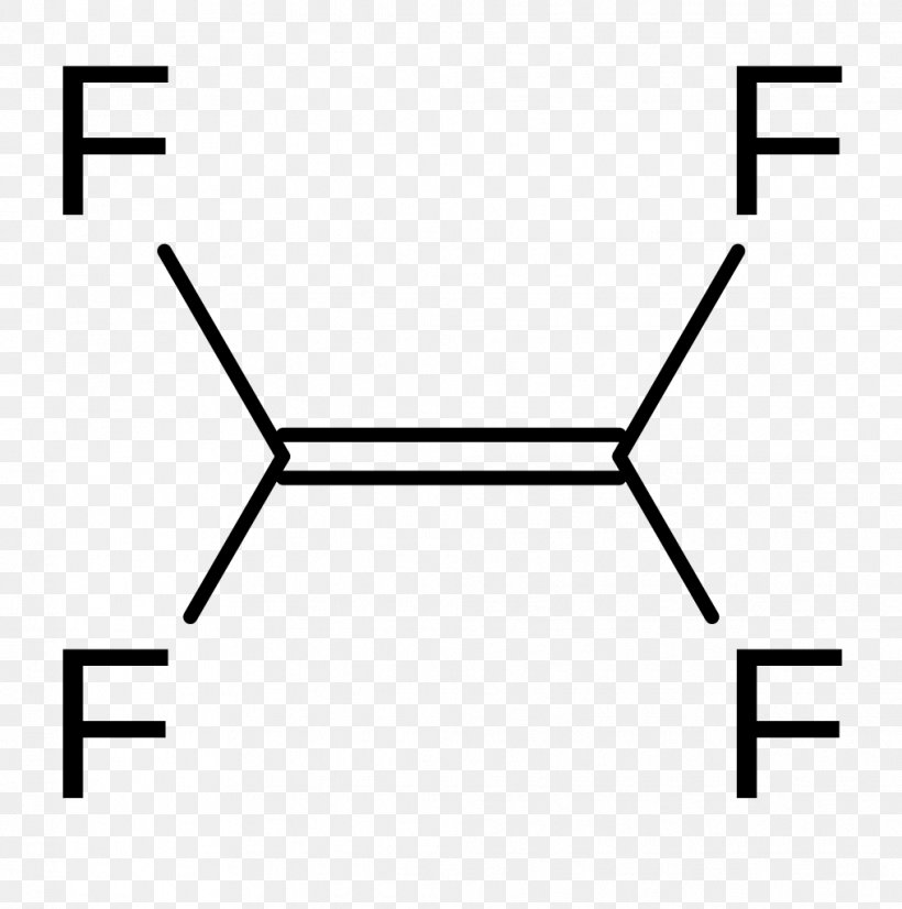 Polytetrafluoroethylene Fluorocarbon Chemistry Tetrachloroethylene, PNG, 1016x1024px, Tetrafluoroethylene, Alkene, Area, Black, Black And White Download Free